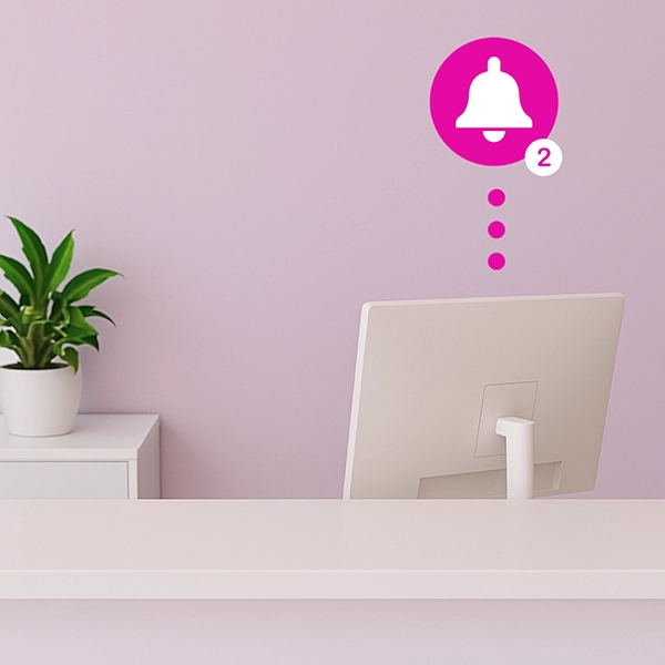 Recepción de datos en el software de gestión